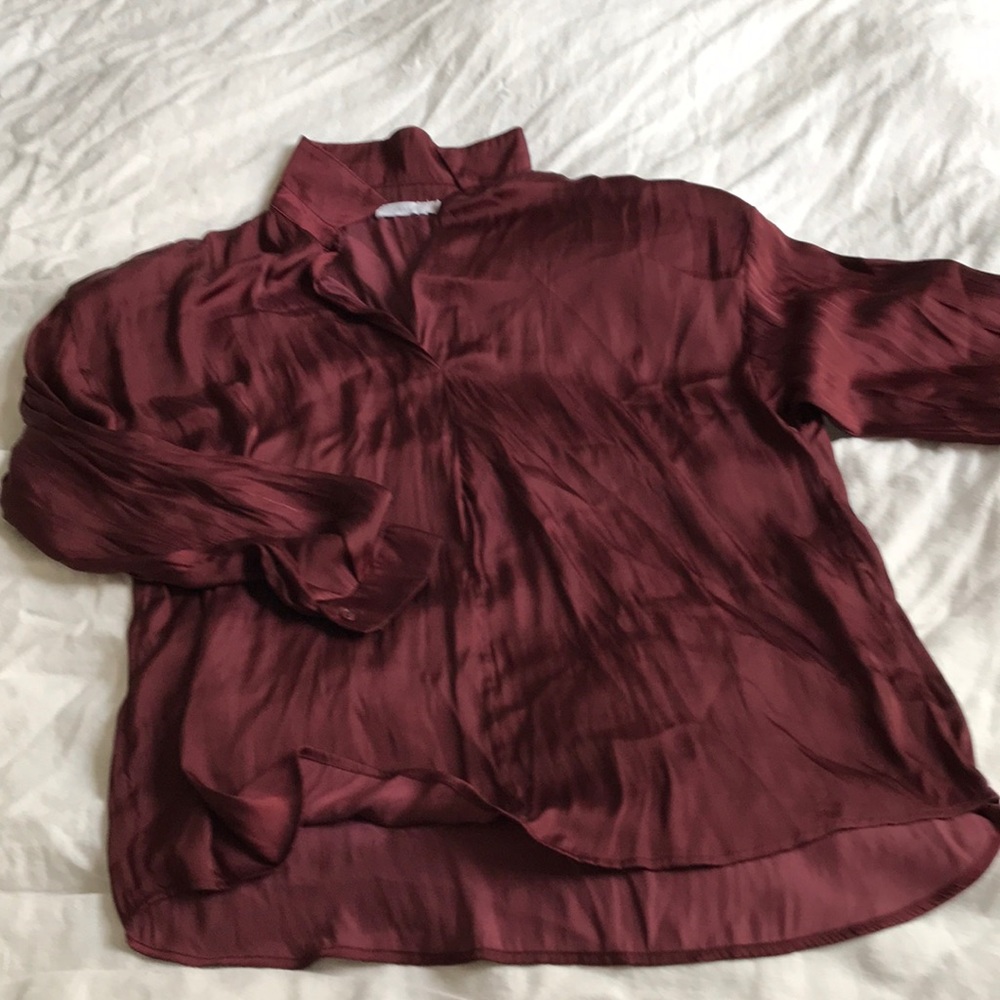 Deep Purple Silk Tunic